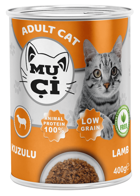 Muçi Konserve Kedi Maması Kuzu Etli 400 Gr