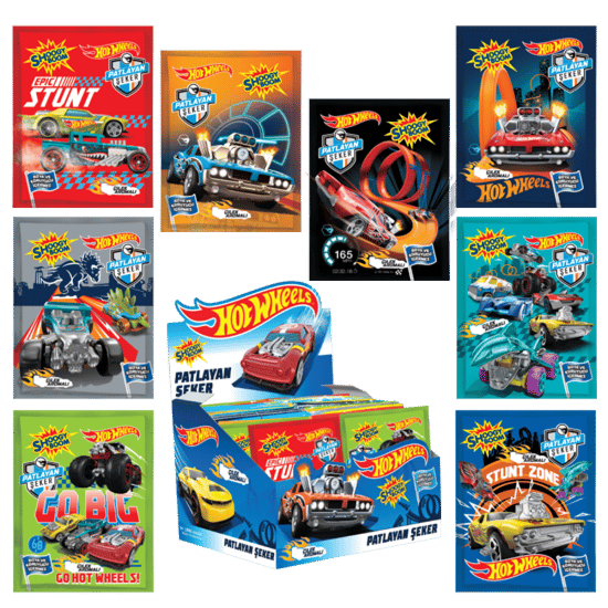 Hleks Hotwheels  Patlayan Şeker 4gr 40lı