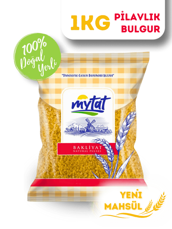Mytat Doğal Yerli Üretim Pilavlık Bulgur 1 kg