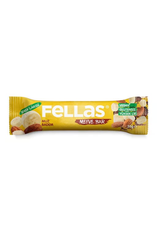 Fellas Meyve Bar - Muzlu ve Bademli 35g