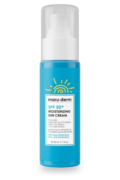 Maru.Derm Güneş Kremi Yeni Formül 2025 Spf 50 Nemlendirici Güneş Kremi 50 ml