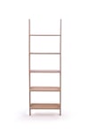 Ahşap Merdiven 5 Raflı Kitaplık, Dekoratif Düzenleyici
