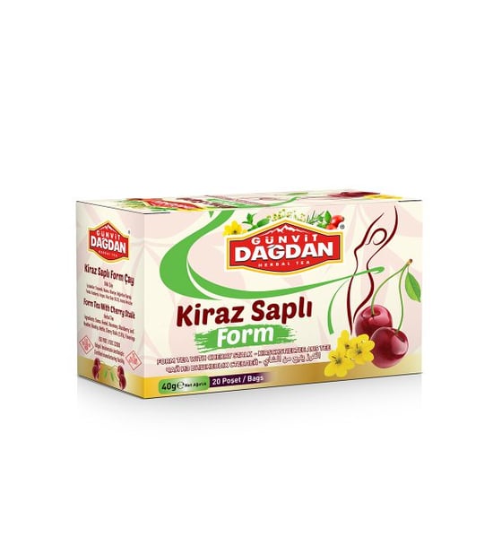 Dağdan Kiraz Saplı Form Çayı 20'li