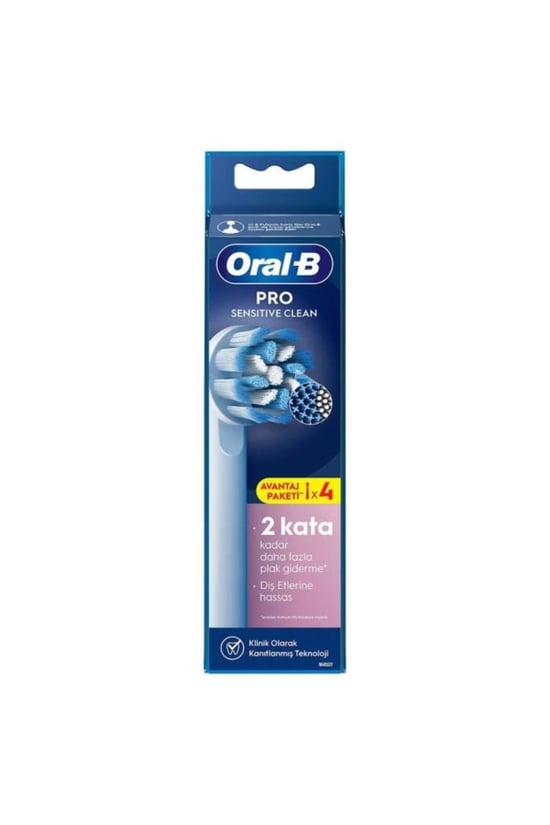 Oral-B Pro Sensitive Clean X-Filament Diş Fırçası Yedek Başlığı 4'lü
