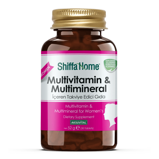 Shiffa Home Multivitamin & Multimineral Kadın 1760 mg 30 Tablet
