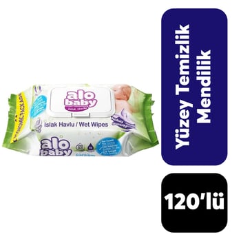 Islak Mendil Alo Baby 120 Adet