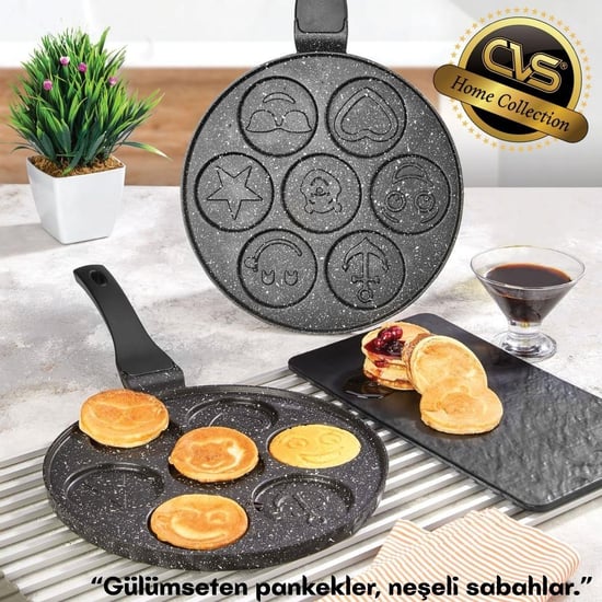 CVS DN 20061 Emojili Döküm Pankek Tavası