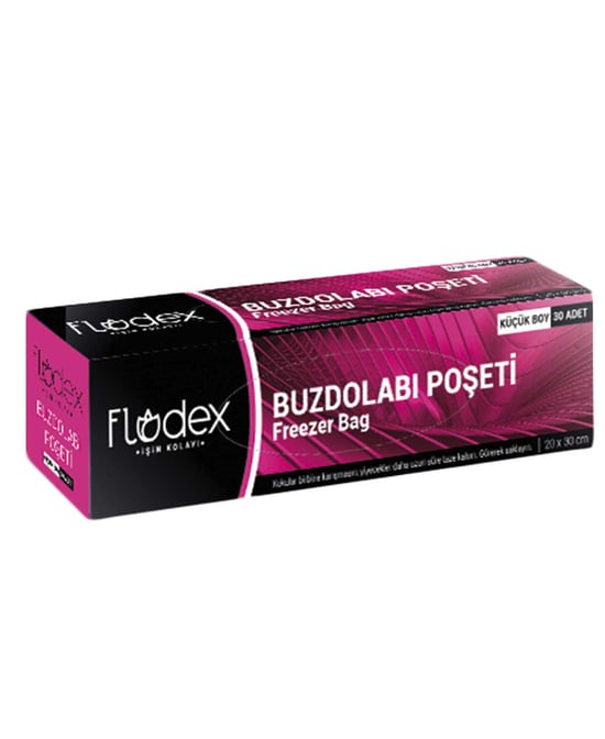 Flodex Buzdolabı Poşeti Küçük Boy (20x30) 30'lu Paket
