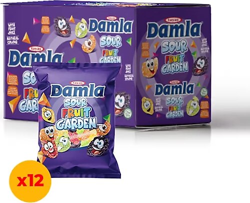 Tayaş Damla Gummy Jell 80 Gr Ekşili Meyve Bahçesi