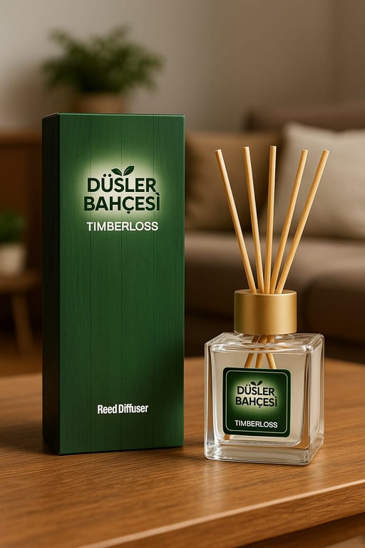 Düşler Bahçesi çubuklu oda kokusu ( TIMBERLOS ) özel seri 100 ml