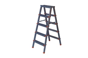 5+5 Basamaklı Çift Çıkışlı Profil Merdiven (Ev, bahçe, işyeri içi