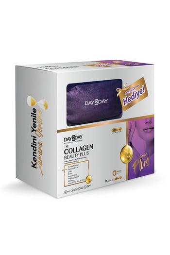 Day2day The Collagen Beauty Plus 30 Tüp + Makyaj Çantası Hediyeli