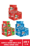 First Keskin Nane & Çilek & Karpuz Aromalı Tekli Sakız 1,7 gr - 600 Adet