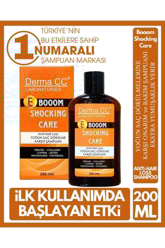 Derma CC LABORATORIES  Yoğun Dökülme Karşıtı Şampuan 200 Ml