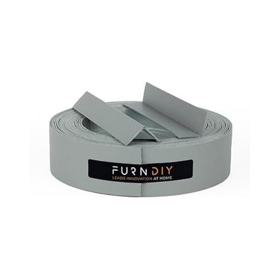 Furndiy Kendinden Yapışkanlı Kenar ve Köşe Koruyucu Şerit Bant Gri 40 mm x 7,5 mt