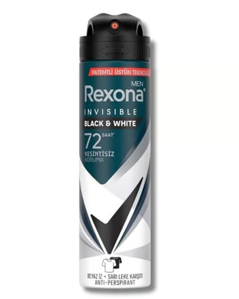 Rexona Men Deodorant 150 ml Invisible Black & White