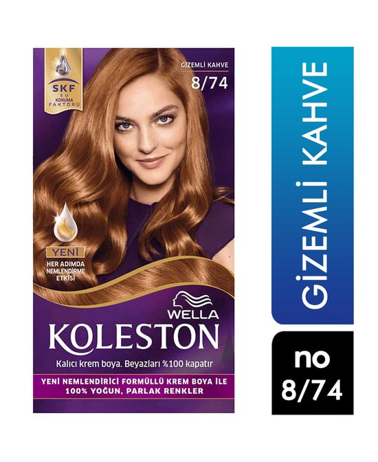 Koleston Saç Boyası No:8.74 Gizemli Kahve