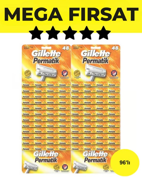 gillette, permatik, tıraş bıçağı, permatik tıraş bıçağı, jilet, permatik jilet, permatik satın al, permatik fiyat