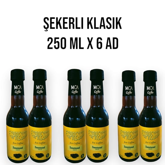 Mca Espresso Soğuk Kahve (Şekerli Klasik) 250 ml x 6 adet