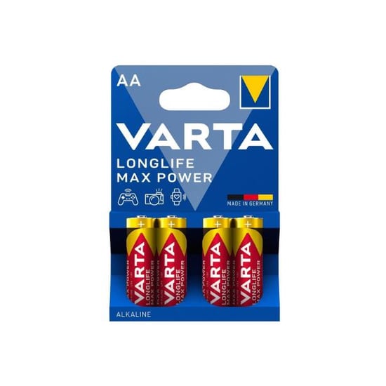 Varta Pil Longlife Max Power Alkaline 1.5V AA Mignon 4 lü