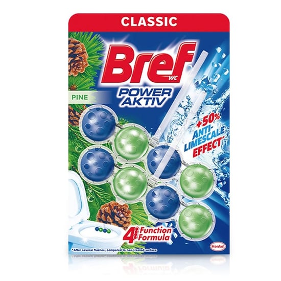Bref Power Aktiv Klozet Blok Çam Kokulu 2'li Paket