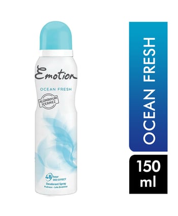 emotion,emotion deodarant 150 mlibayan,nocean fresh,kadın koltuk altı bakım,kadın bakım,kadın spreyleri,kadın spreyler,bayan ürünleri,bayan kozmetik,toptan satın al,toptan tr,toptan mağazacılık