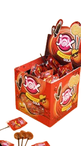 Jox Flat Kola Aromalı Yassı Lolipop 6.5gr 150'li