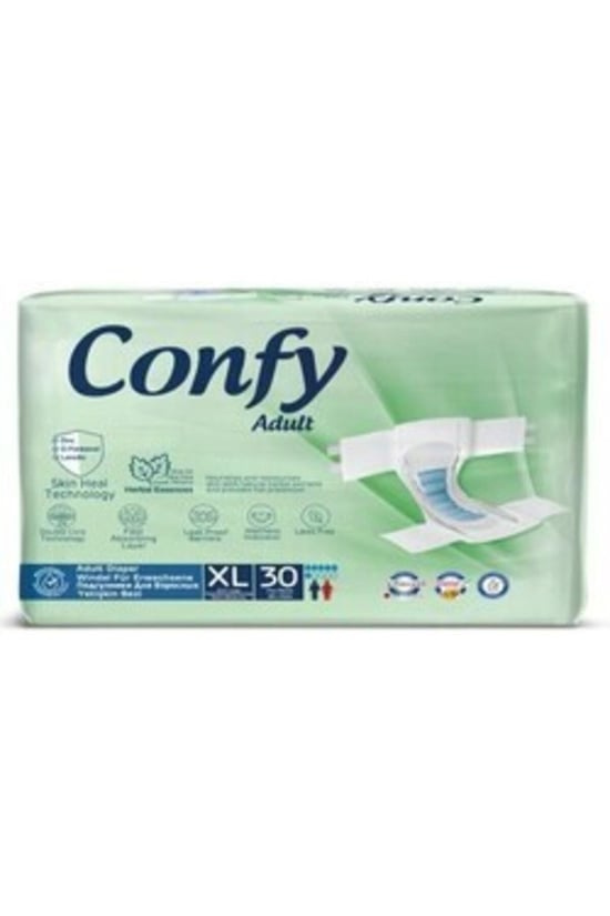 Confy Adult Yetişkin Bez Straıght Extralarge Jumbo 30 Lu