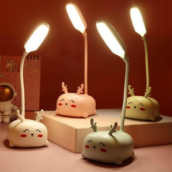 Avec Av-600 Sevimli Geyik USB Ledli Şarjlı Masa Lambası