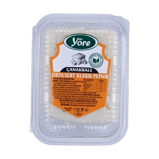 Yöre Çanakkale Tam Yağlı Orta Sert İnek Beyaz Peynir 300 gr