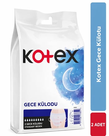 Kotex Gece Külodu 2li