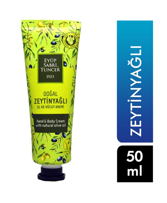 Eyüp Sabri Tuncer El ve Vücut Kremi 50 ml Doğal Zeytinyağlı