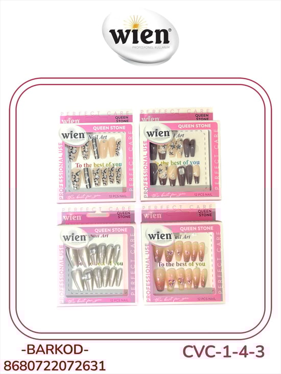 Wien takma tırnak - Taşlı 04-03