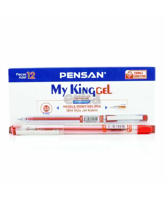 Pensan Kırmızı My King Kalem 0.5 Mm 12'li Paket