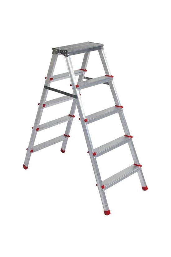 5+5 Basamaklı Çift Çıkışlı Profil Merdiven (Ev, bahçe, işyeri içi