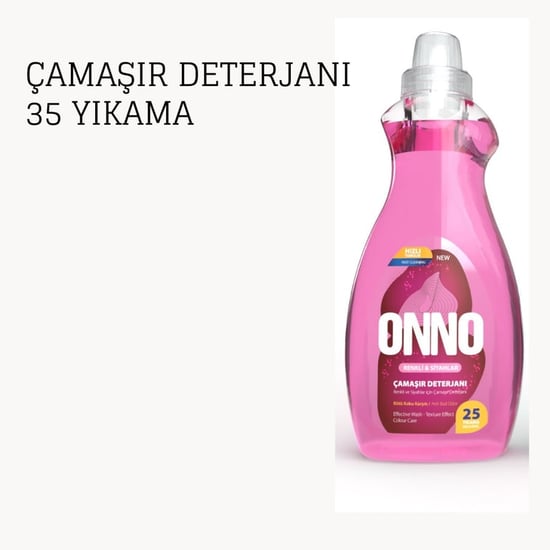 ONNO SIVI ÇAMAŞIR DETERJANI ( RENKLİ - BEYAZLAR 35 YIKAMA )