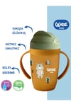 Wee Baby Kulplu Friends Pipetli Bardak Turuncu 12+ ay 200 ml