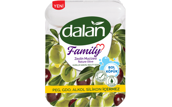 Dalan Family Sabun 4X75 Gr Zeytin Mucizesi