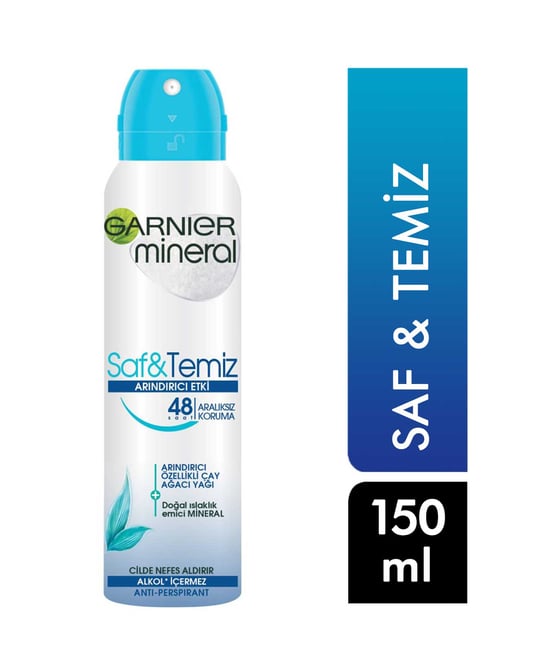 Garnier Mineral Deodorant 150 ml Saf & Temiz