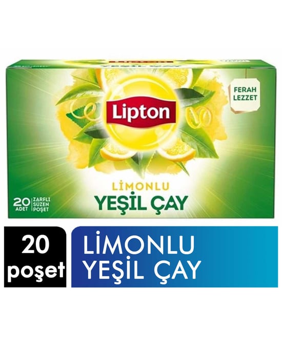 Lipton Berrak Yeşil Çay 20'li Limonlu