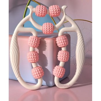 DİYARI FIRSAT Selülit Masaj Aleti 9 Tekerlekli Lenf Drenaj Rulosu