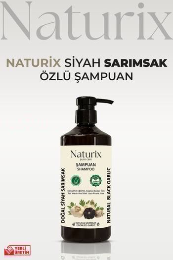 Naturix Siyah Sarımsak Şampuanı 600ml