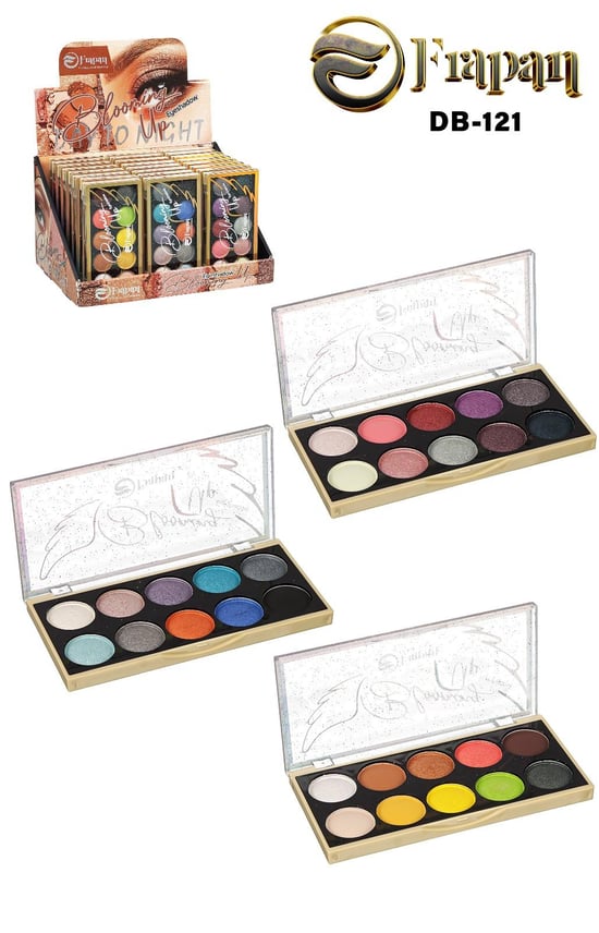 Frapan Blooming 10 Renkli Göz Farı DB121
