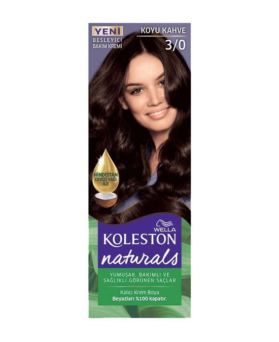 Koleston Naturals Saç Boyası no 3/0 Koyu Kahve
