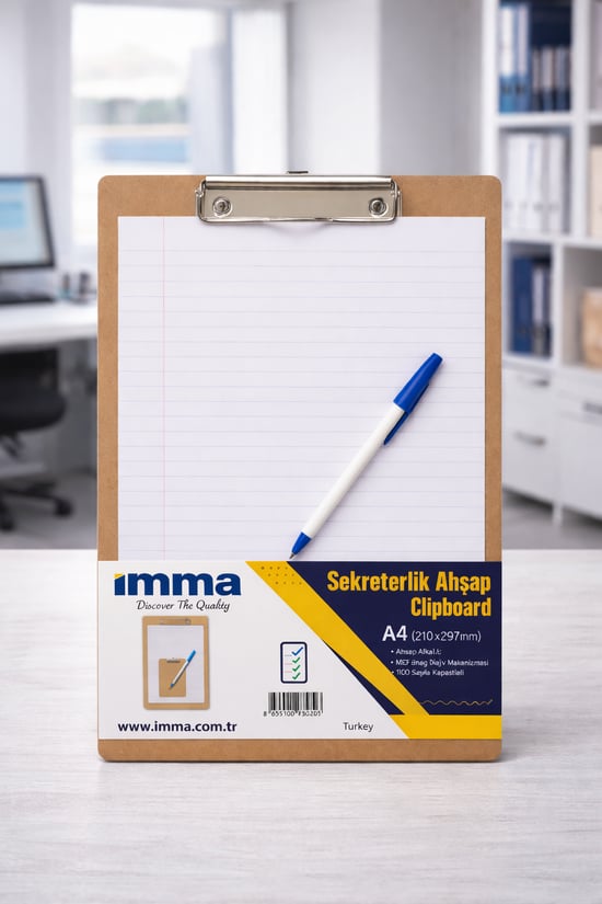 İmma Ahşap Sekreterlik Kapaksız A4
