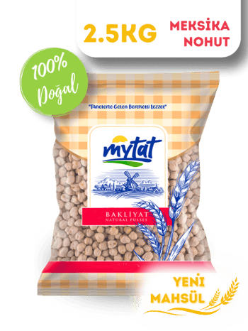 Mytat Doğal Beyaz Meksika Nohut (42-44) 2.5 kg