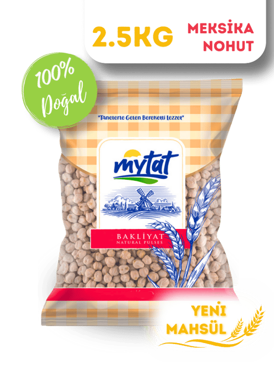 Mytat Doğal Beyaz Meksika Nohut (42-44) 2.5 kg