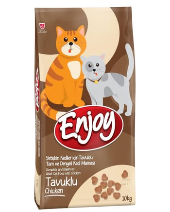 Enjoy Tavuklu Yetişkin Kedi Maması 10 Kg