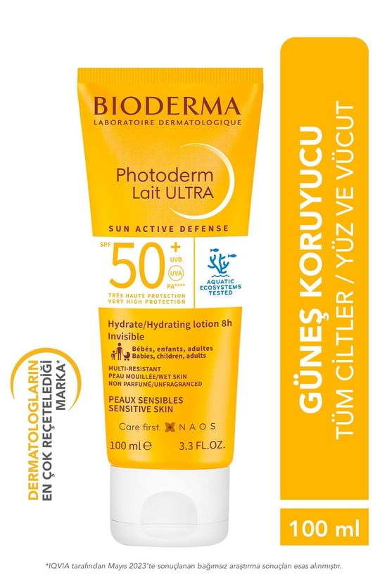 Bioderma Photoderm Lait Ultra Yüz ve Vücut  Güneş Kremi Spf 50+ 100 ml