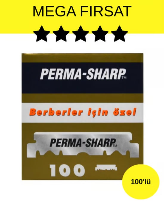 permasharp, jilet, tıraş, berber jileti, berber bıçağı, gillette